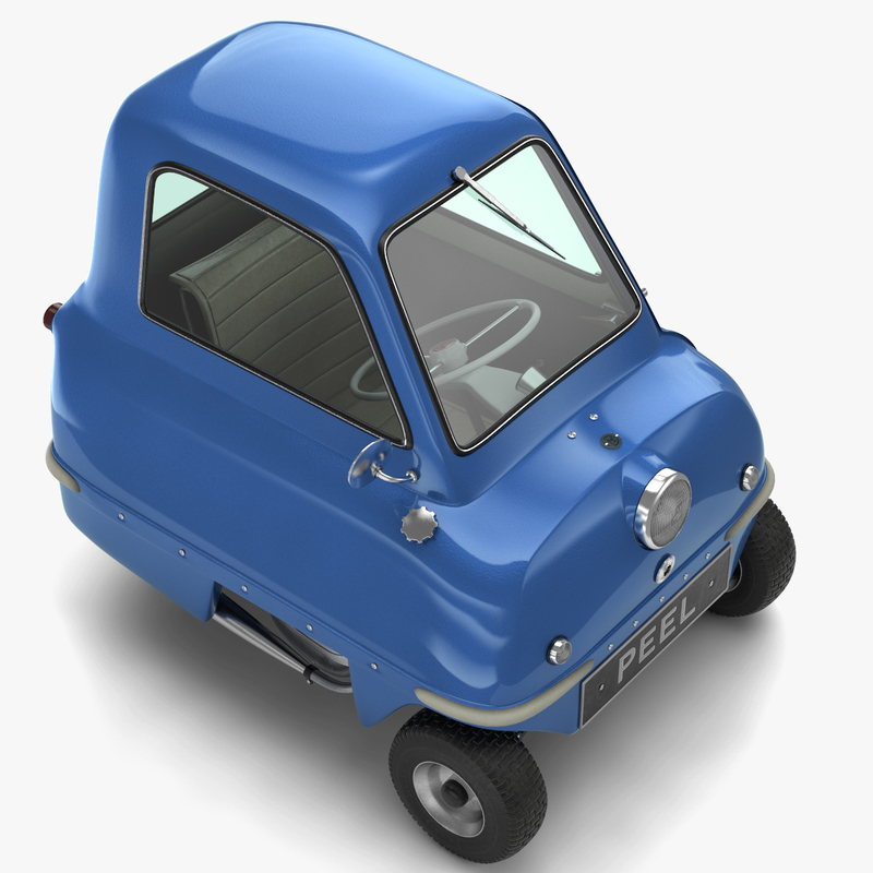 smallest peel p50 car 3d max