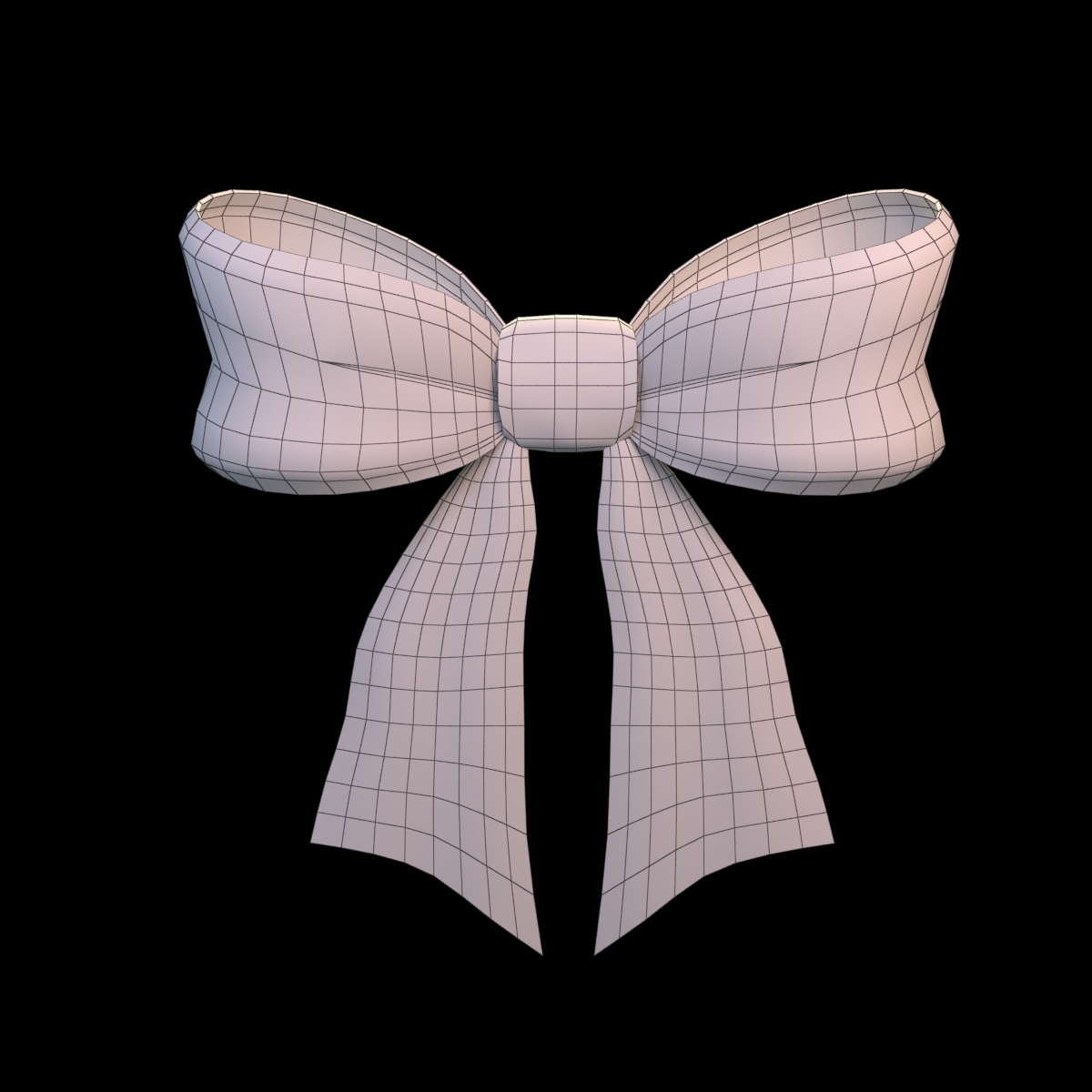hair bow 3d model