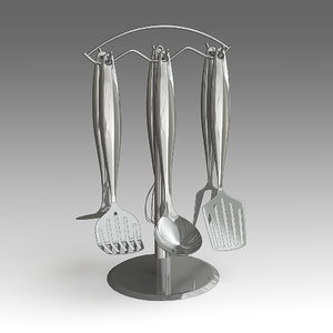 3d utensils model
