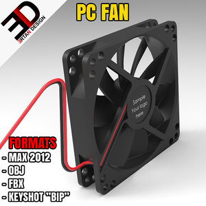 3d model pc fan