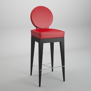 3d model mascheroni chair martini bar