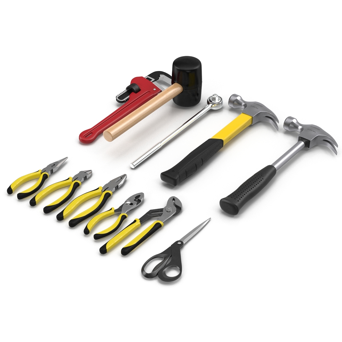 3d tools set 6 model