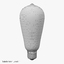 vintage pear-shaped edison light bulb max