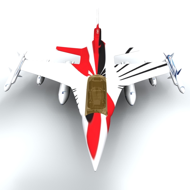 kostenlos F16 Fighter Falcon 3D-Modell - TurboSquid 960473