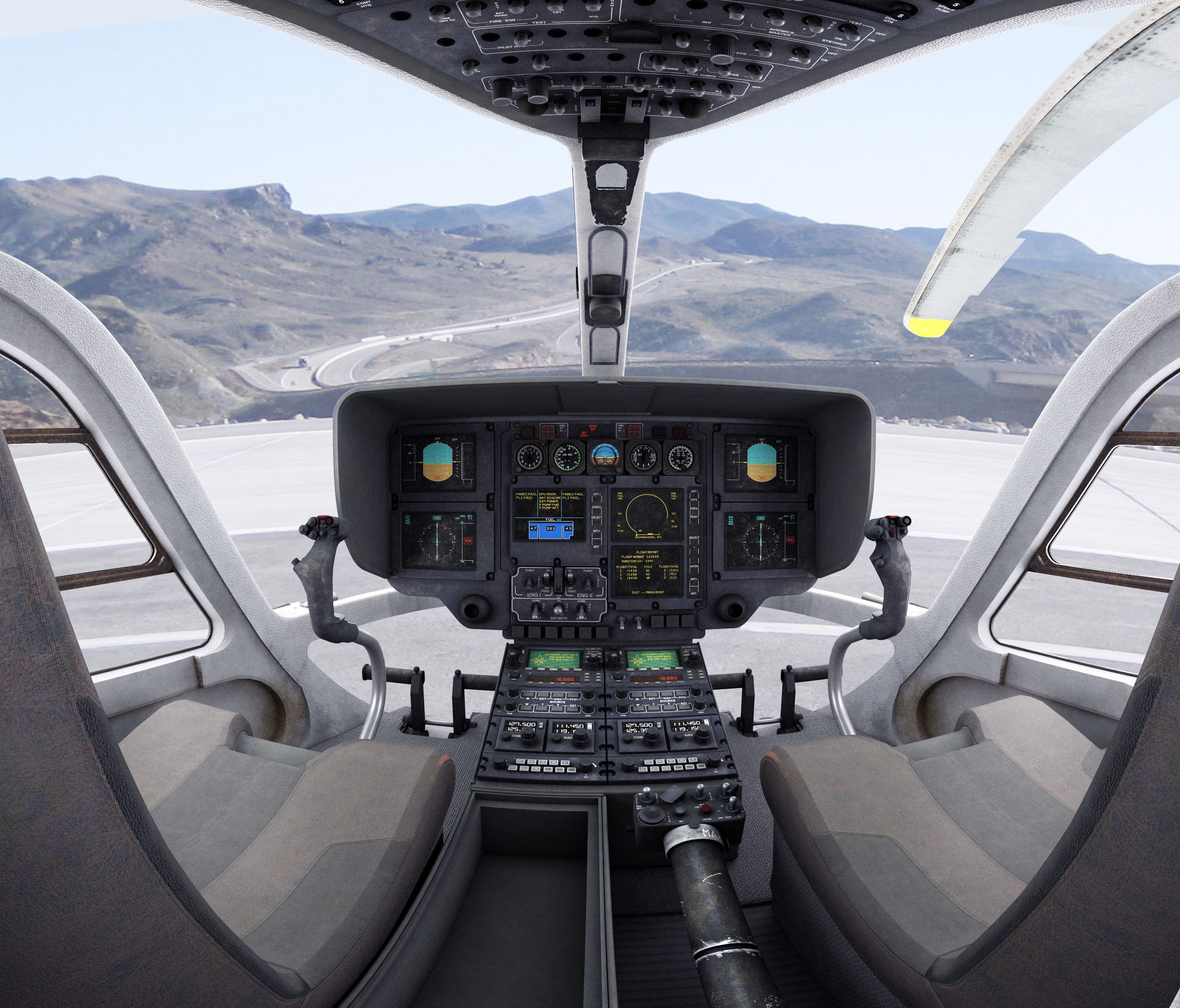 欧洲直升机公司ec-135私人红色3d模型