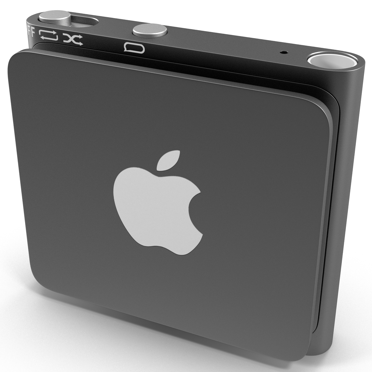 apple electronics modeled ipod shuffle 3d max