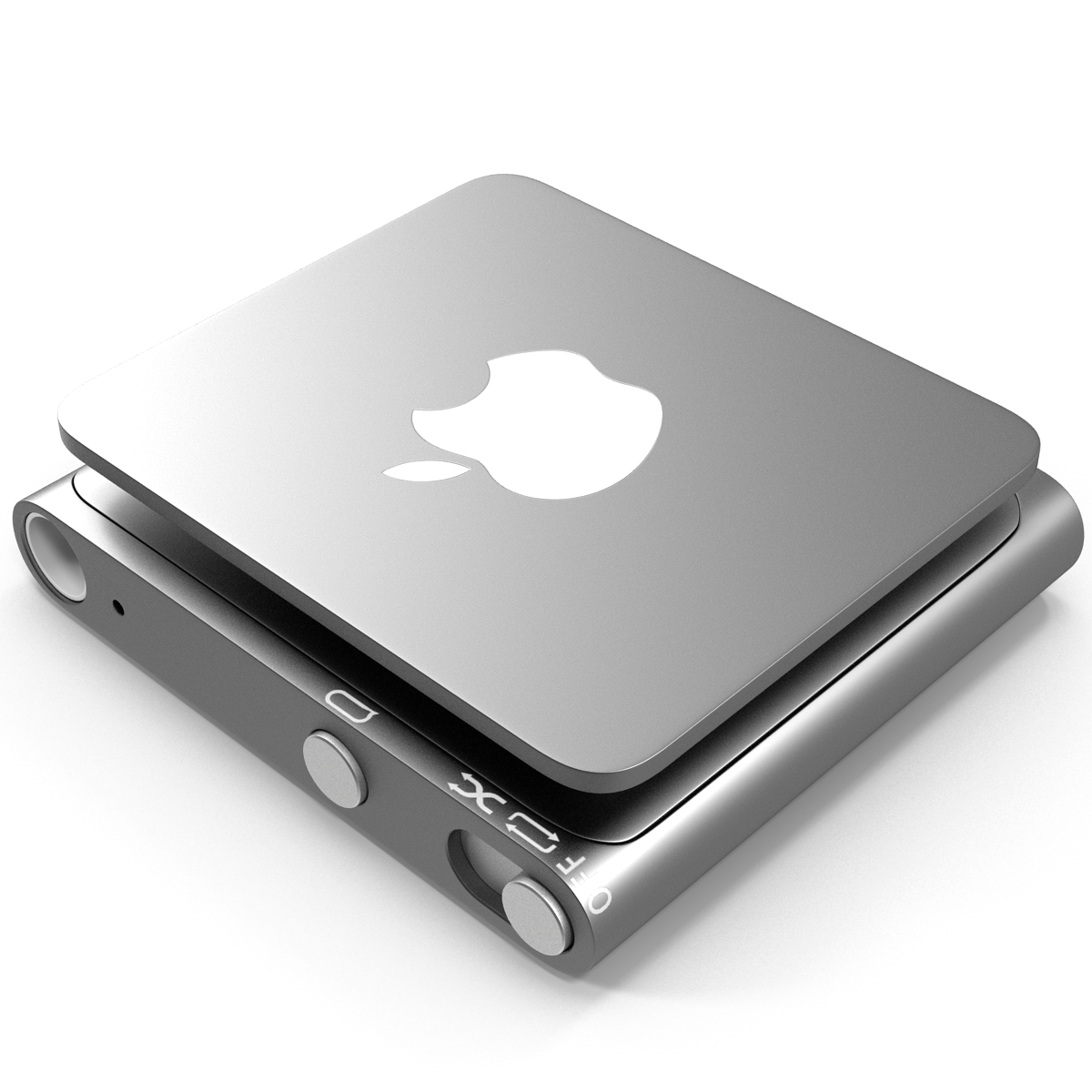 apple electronics modeled ipod shuffle 3d max