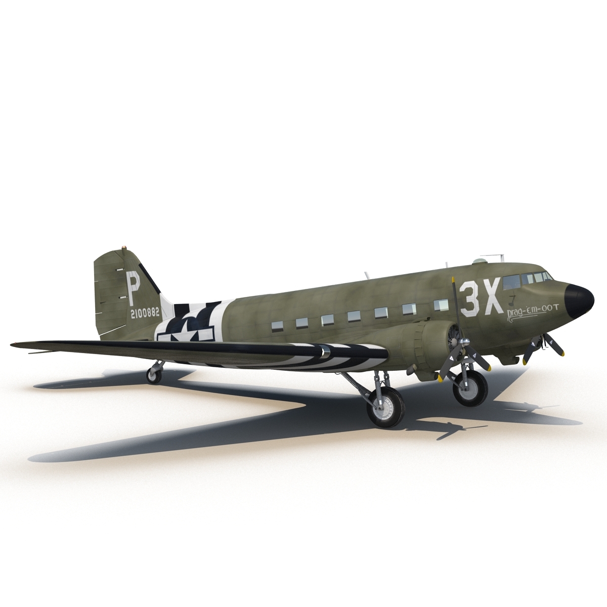 3d douglas dc 3 ged