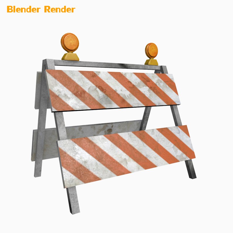 road barrier ready 3d max