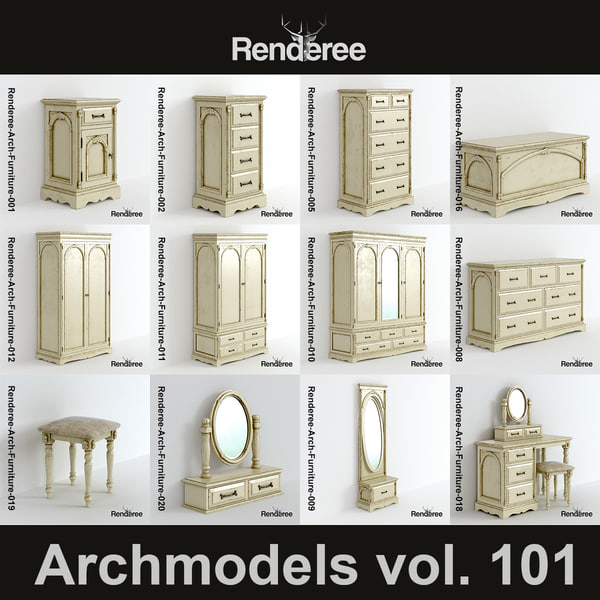 3d victorian furniture