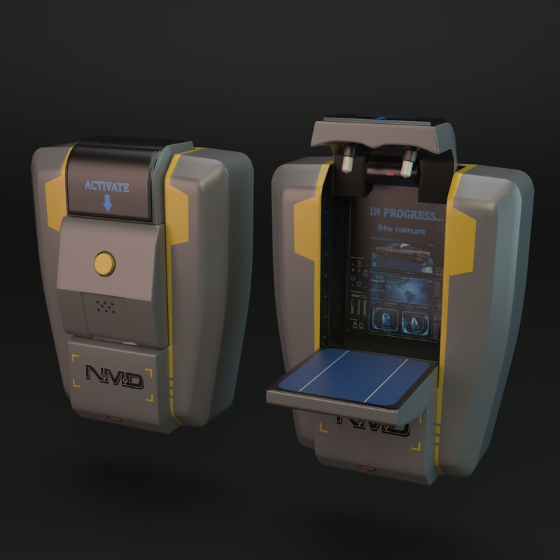 3d model scifi printer