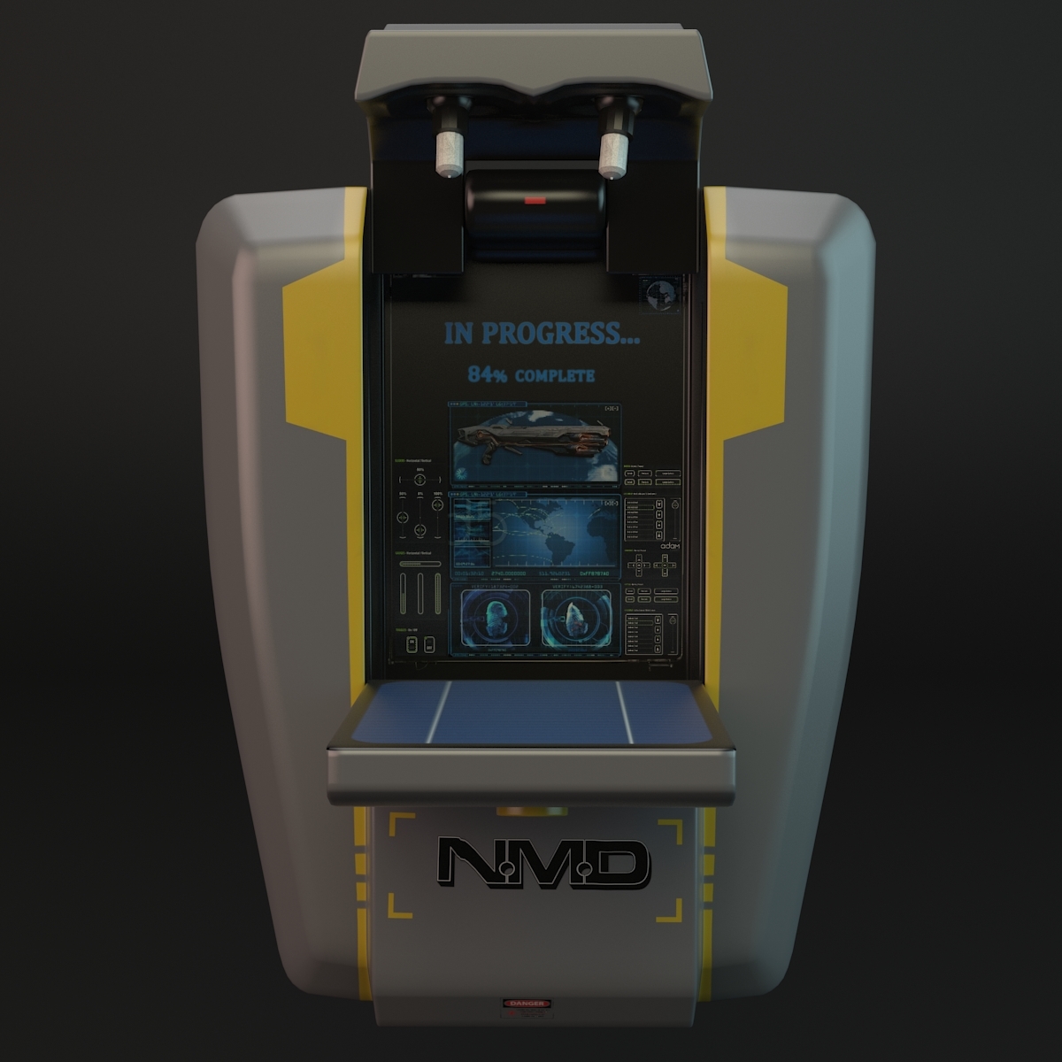 3d model scifi printer