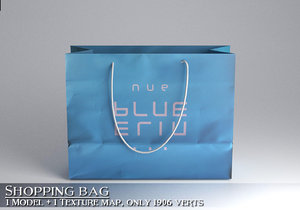 shopping bag 3d model