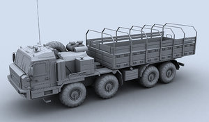 3d baz 6306 transporter model