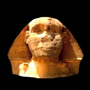 sphinx s head 3d model