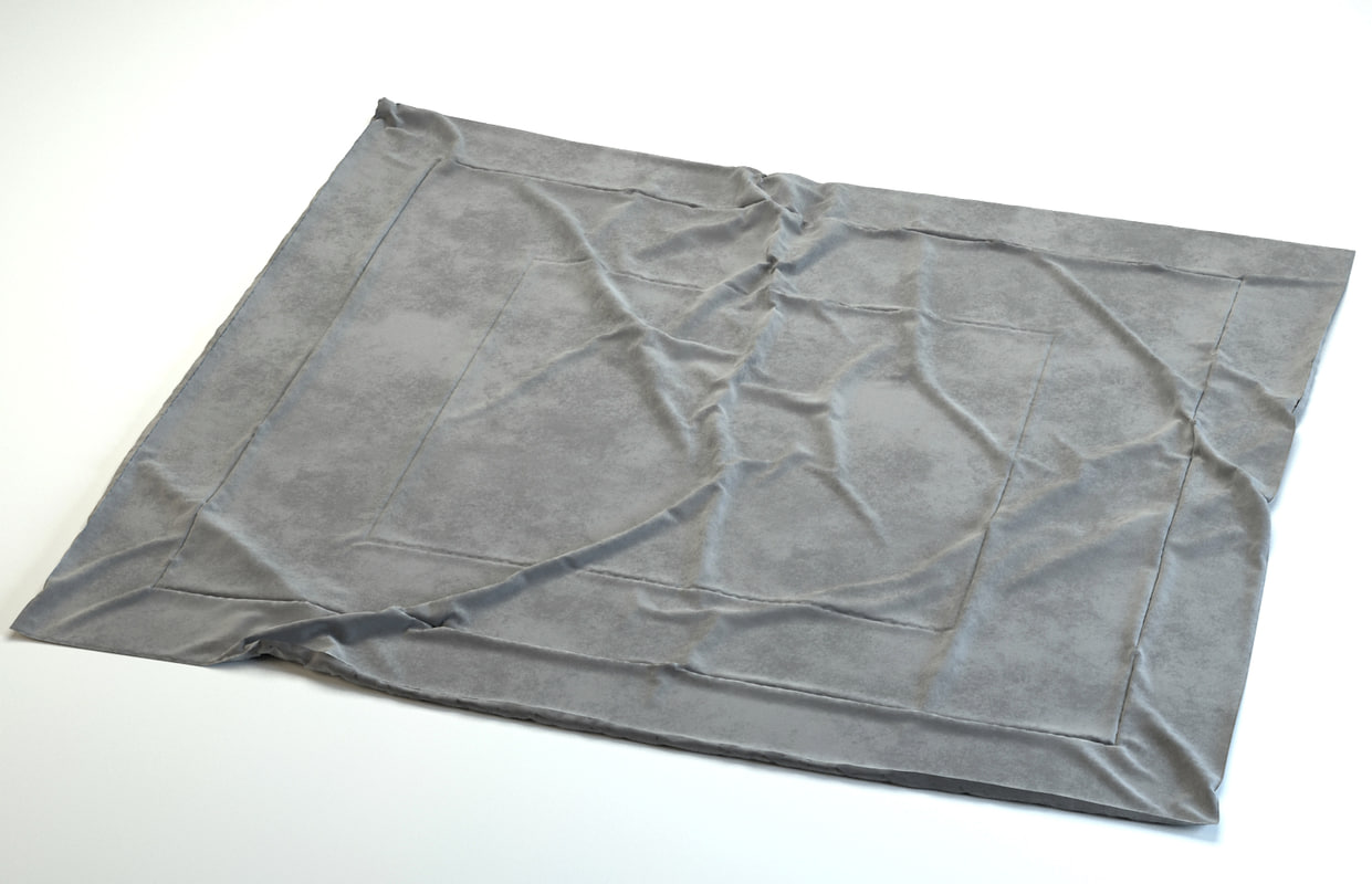 3d photo realistic rug wrinkles