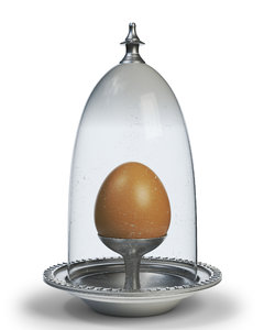 3d model silver eggcup