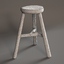 vintage wood stool max