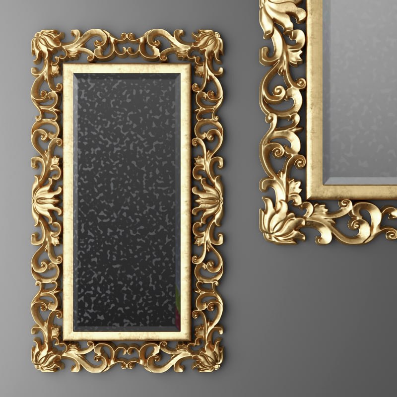 Download Baroque Frame 3d Model