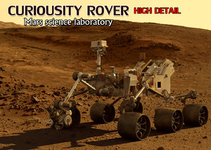 3d model mars rover