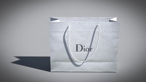 designer shopping bag 3ds
