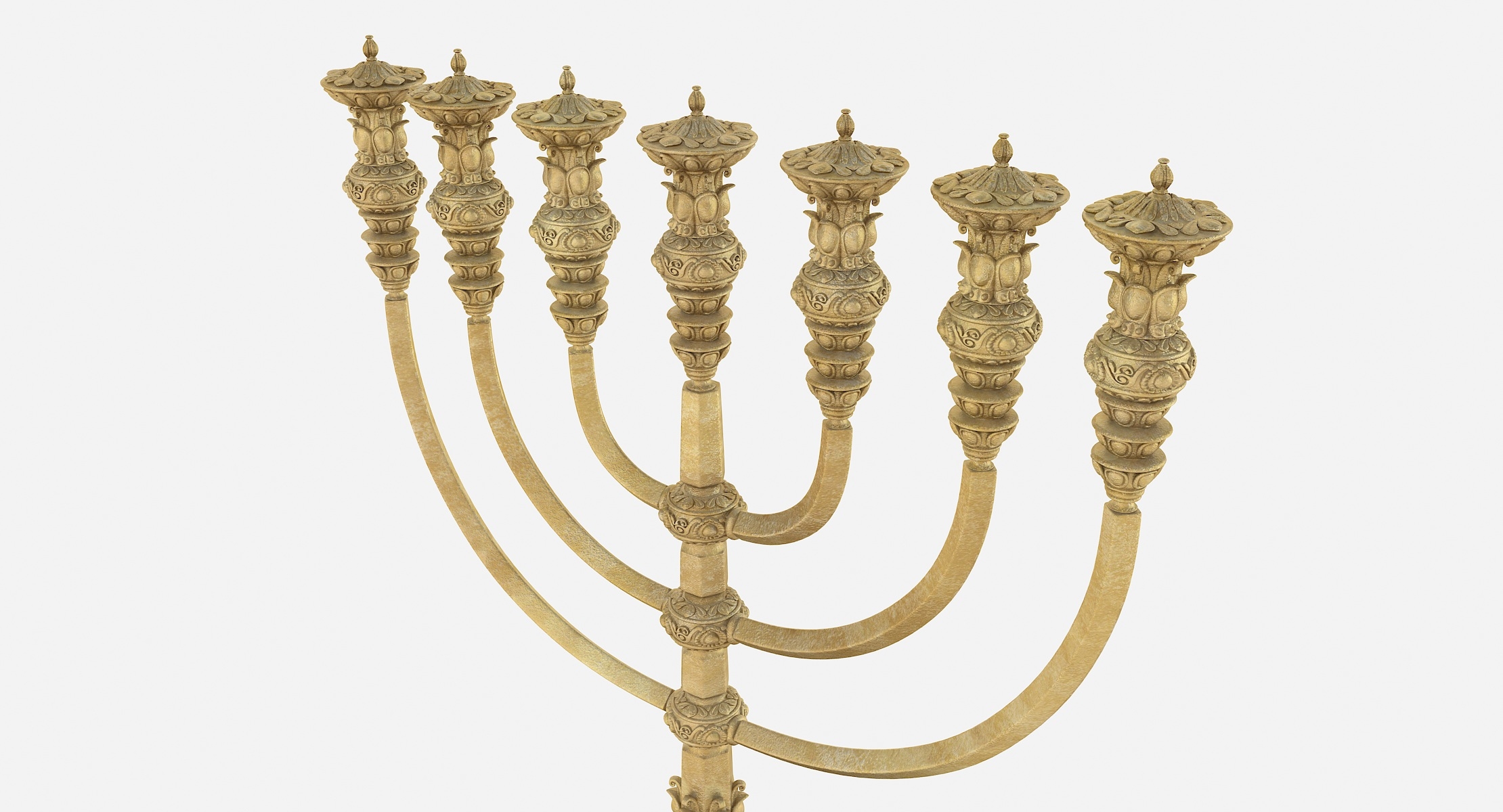 menorah 3d model
