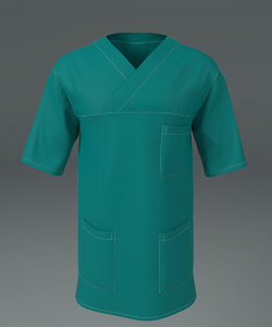 3d surgeon dress model