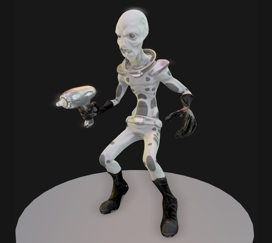 ready alien 3d model