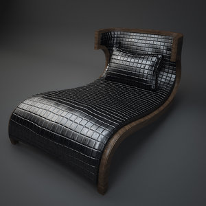 3d briarwood finished chaise lounge
