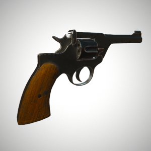 enfield revolver 3d max