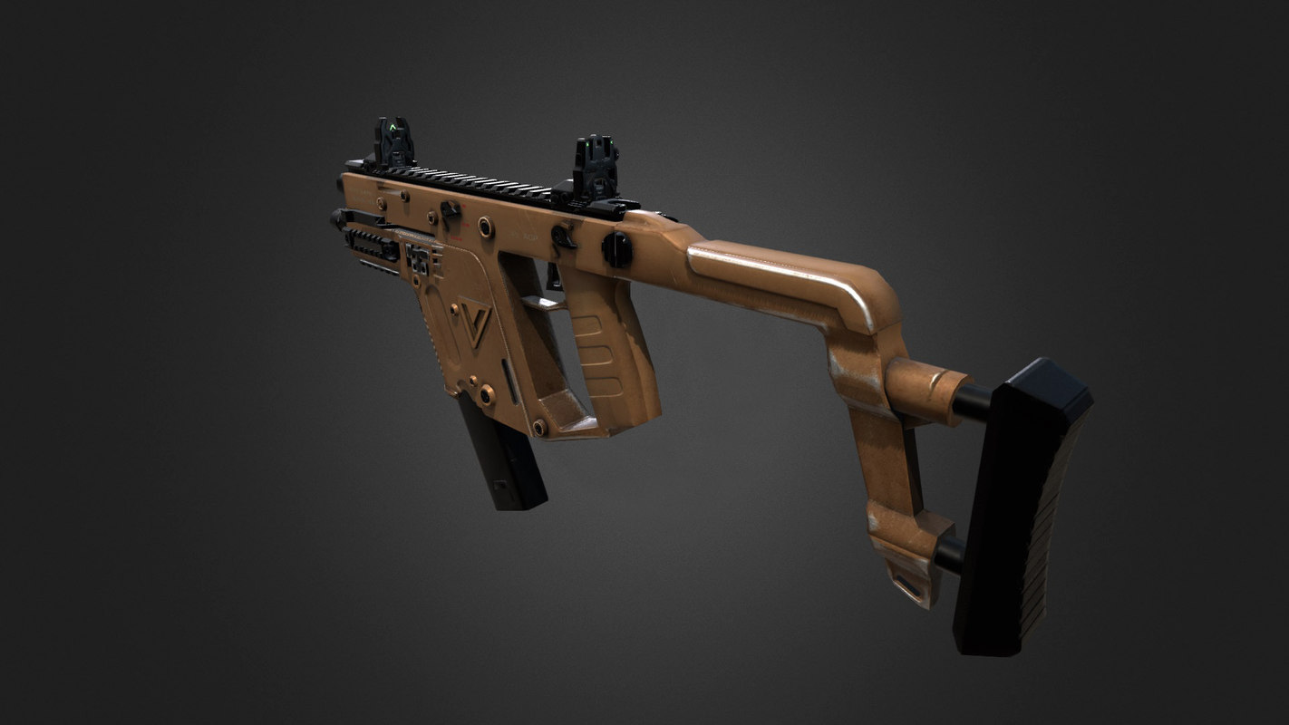 Download 3d model smg vector