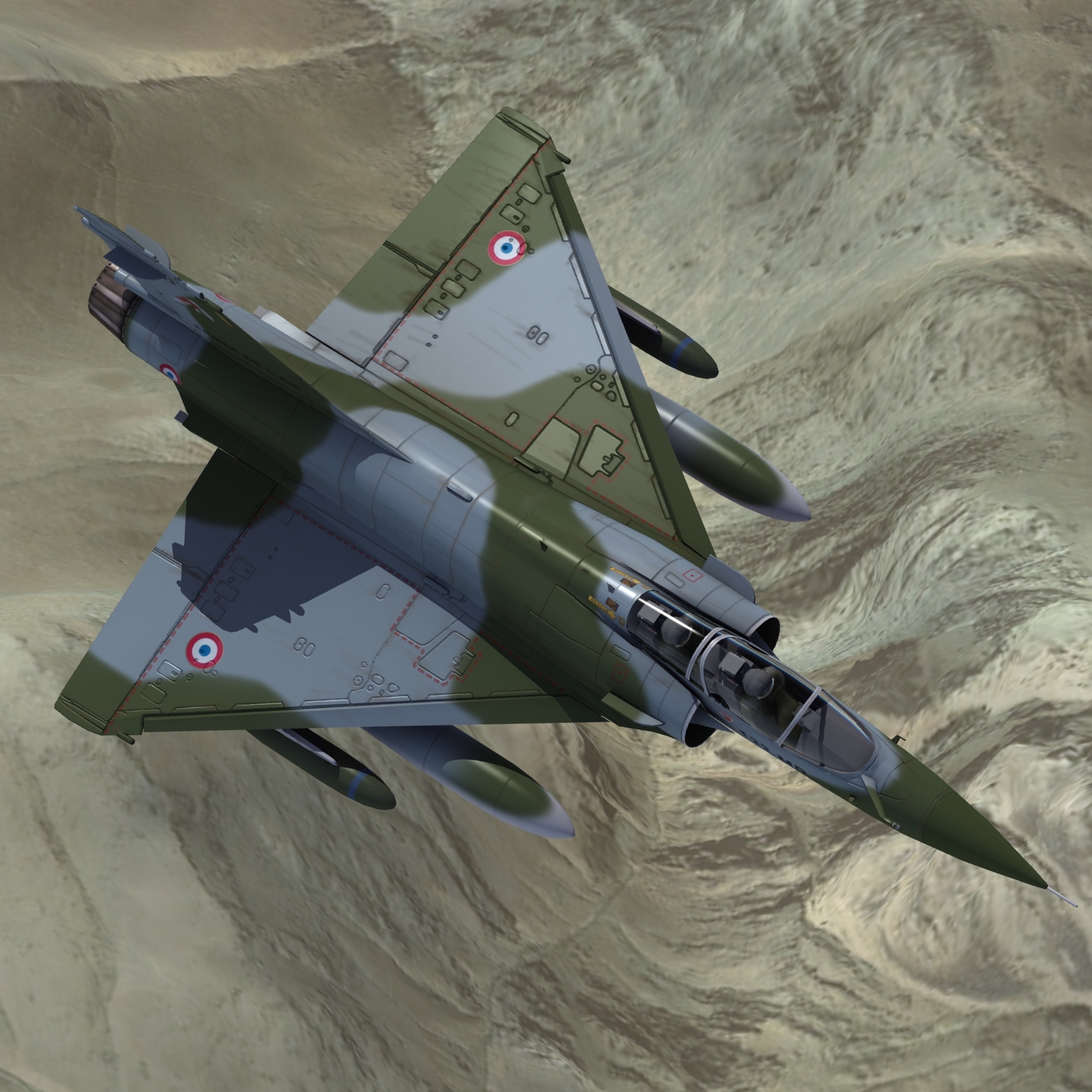 mirage2000d3d模型