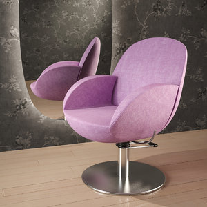 3d vida-chair chair hair model