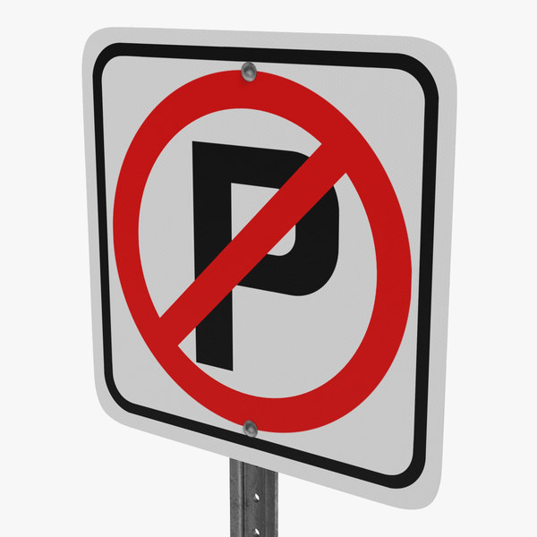 禁止停车英语标志图片图片