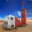 water drilling rig truck 3d obj