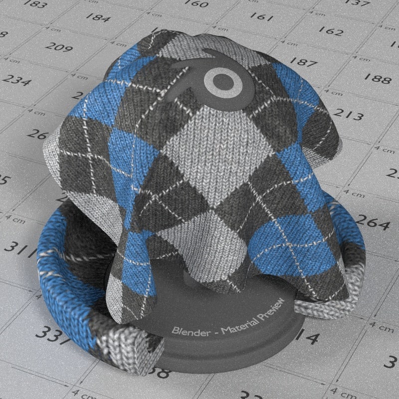 Materials argyle fabric knitted