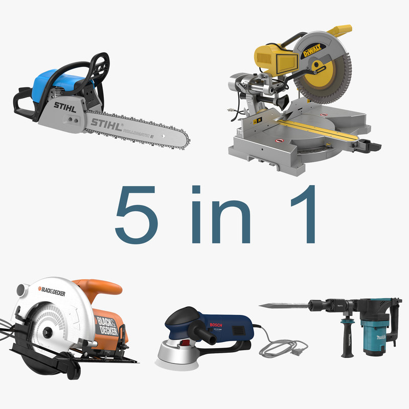 power tools 4 3d model