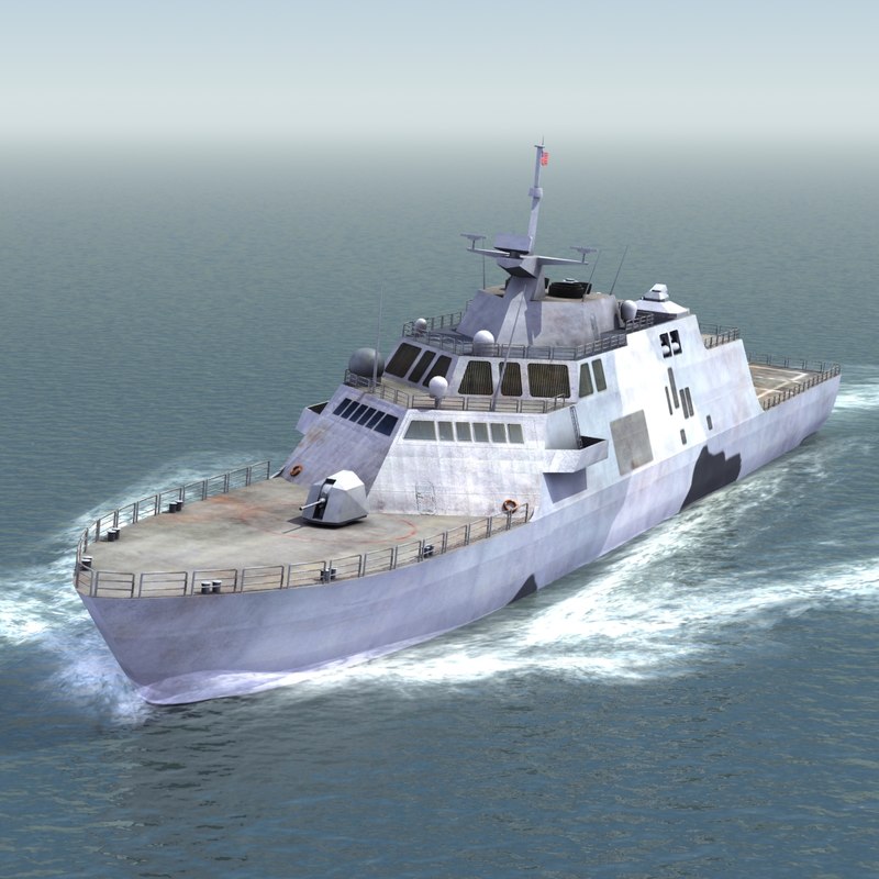 lcs-1 ship freedom uss 3d max