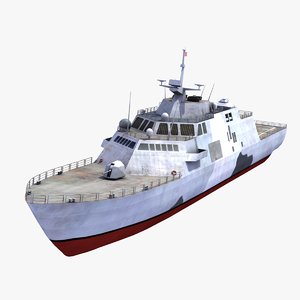 lcs-1 ship freedom uss 3d max