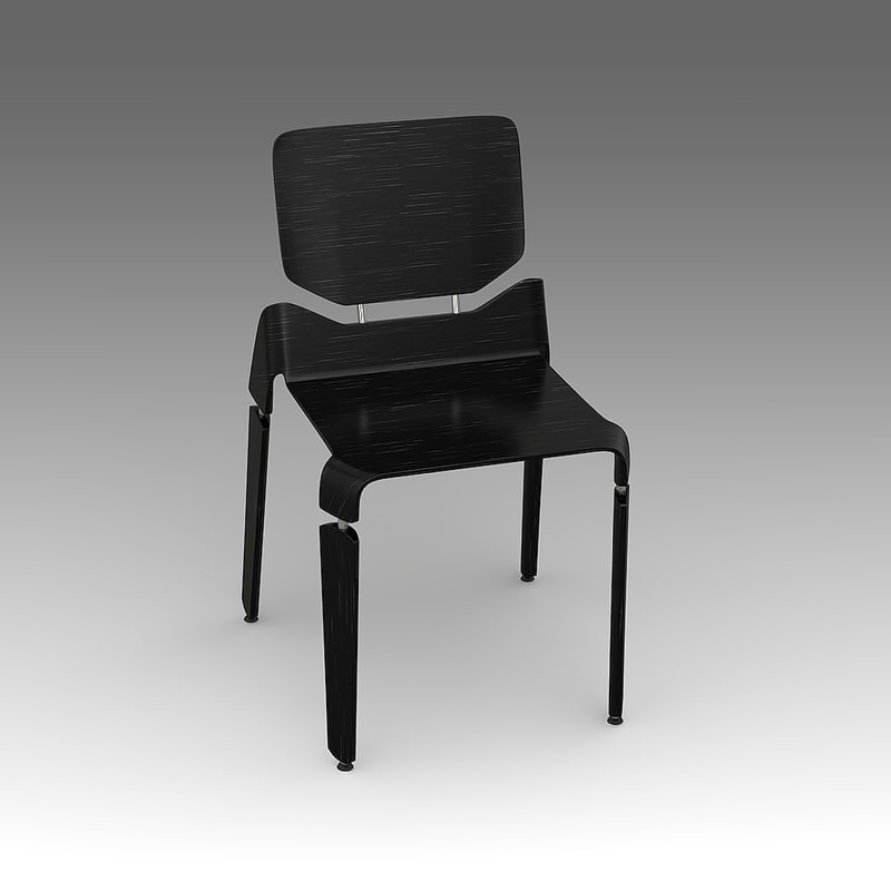 3d kitchen chair model