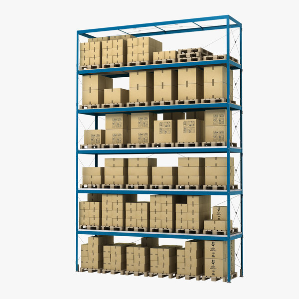 3d model warehouse storage unit