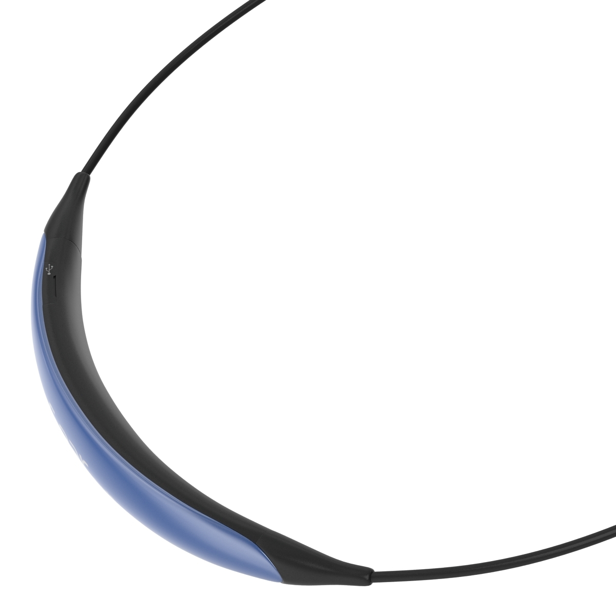 蓝牙耳机三星齿轮圈蓝色3d模型集3d模型