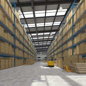 warehouse boxes realistic max