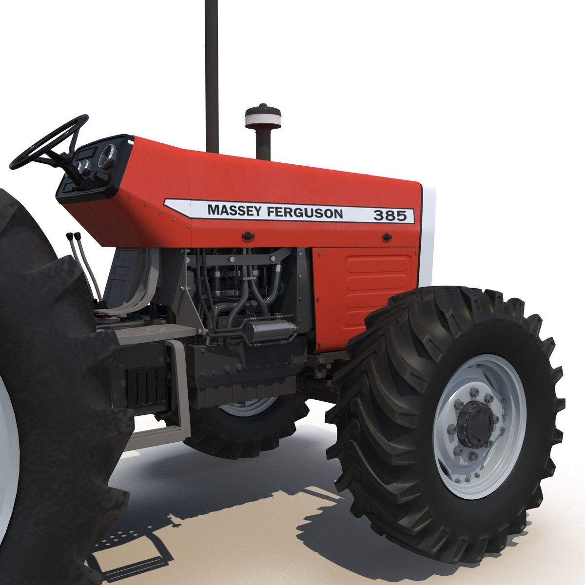 3d Model Tractor Massey Ferguson 385 5587