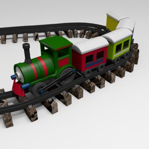 locomotive loco 3d model
