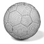 3d soccer ball model