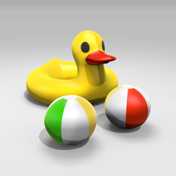 duck float 3d model