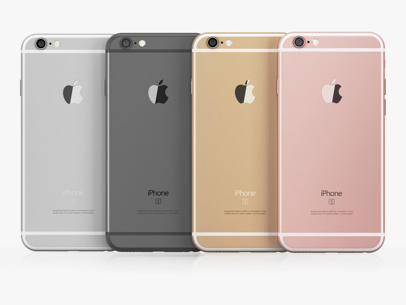 iphone 6s colors 3d lwo