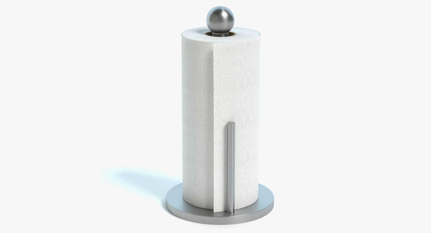 3d roll paper towels holder