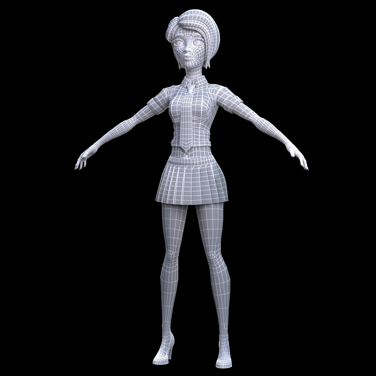 3d Girl Woman Female Model